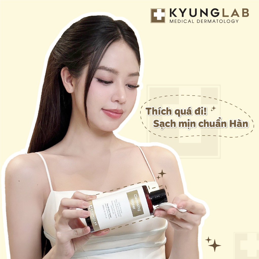 Nước tẩy trang KyungLab Cleansing Water 300ml dịu nhẹ làm sạch sâu dưỡng ẩm da0