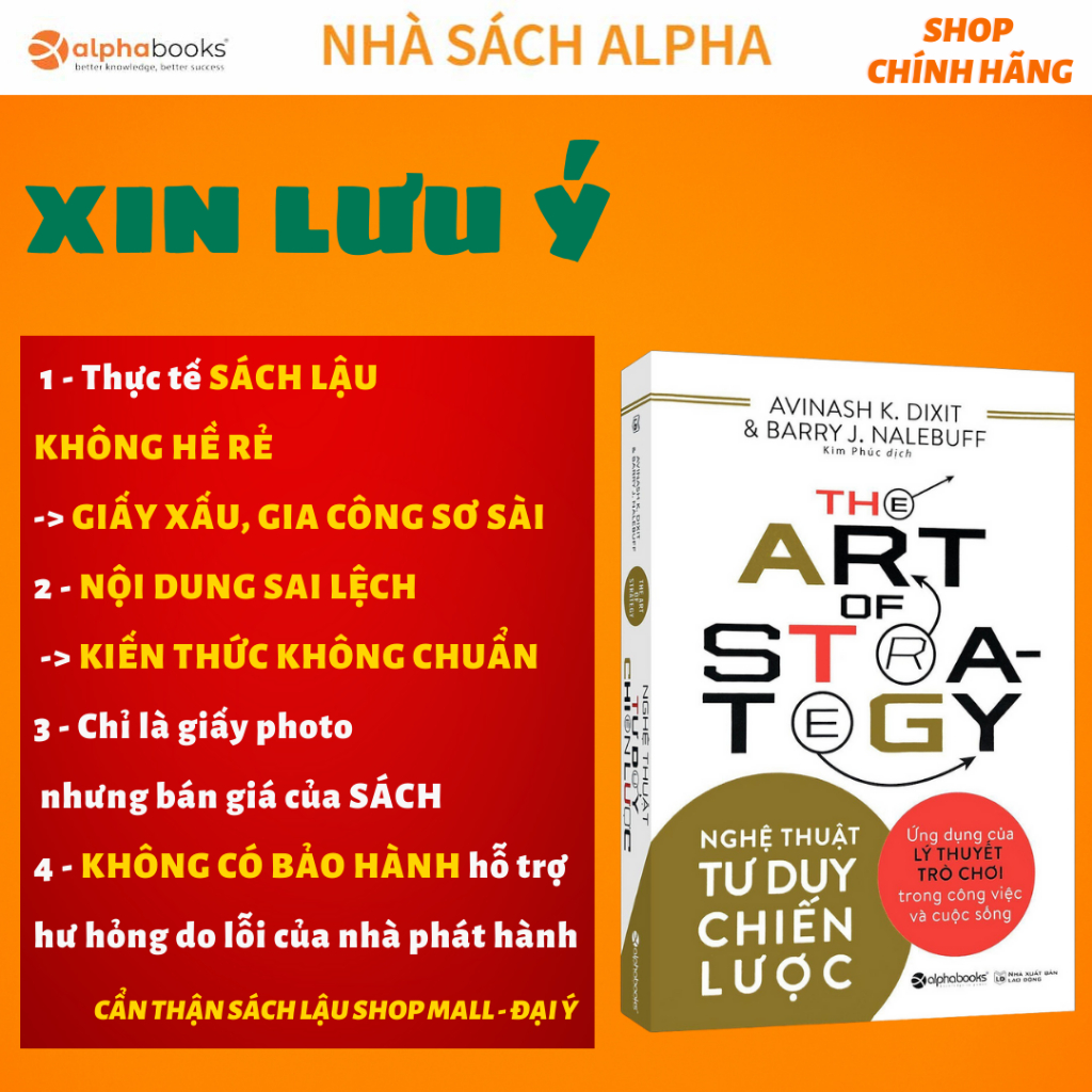 Lẻ/Combo Sách Hay Nên Đọc: Nghệ Thuật Tư Duy Chiến Lược (The Art Of Strategy) + Dám Nghĩ Lại  (Think Again) Tái Bản Mới