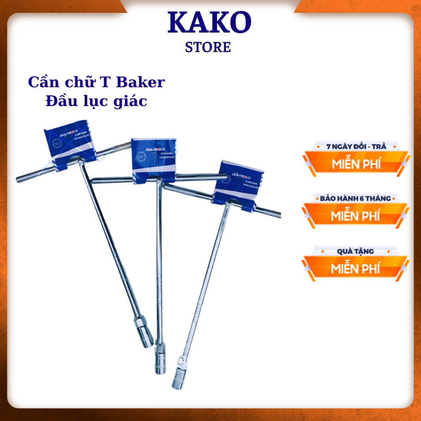 Cần chữ T Baker , bộ T gồm các số 8-9-10-11-12-13-14-17-19, Kako Store