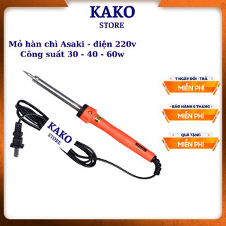 Mỏ hàn thiếc hàn chì Asaki 60w 40w 30W , công nghệ nhật bản, bảo hành 6 tháng, Kako Store