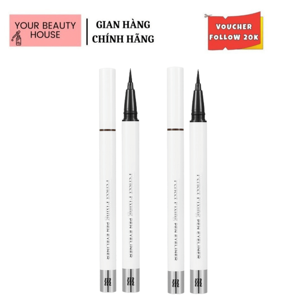 [Merzy] Kẻ Mắt Nước Đầu Mảnh Merzy Perfect Fixing Pen - 0,5g