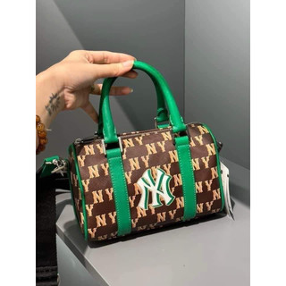 Túi trống mlb da big logo unisex hàn quốc