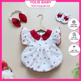 Body cherry đỏ tặng kèm phụ kiện cho bé
