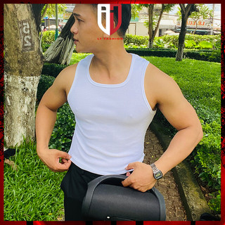 Áo Ba Lỗ Nam Ôm Body Tanktop Tập Gym Cổ Vuông Áo 3 Lỗ Nam Sát Nách Tập Gym Lt Fashion