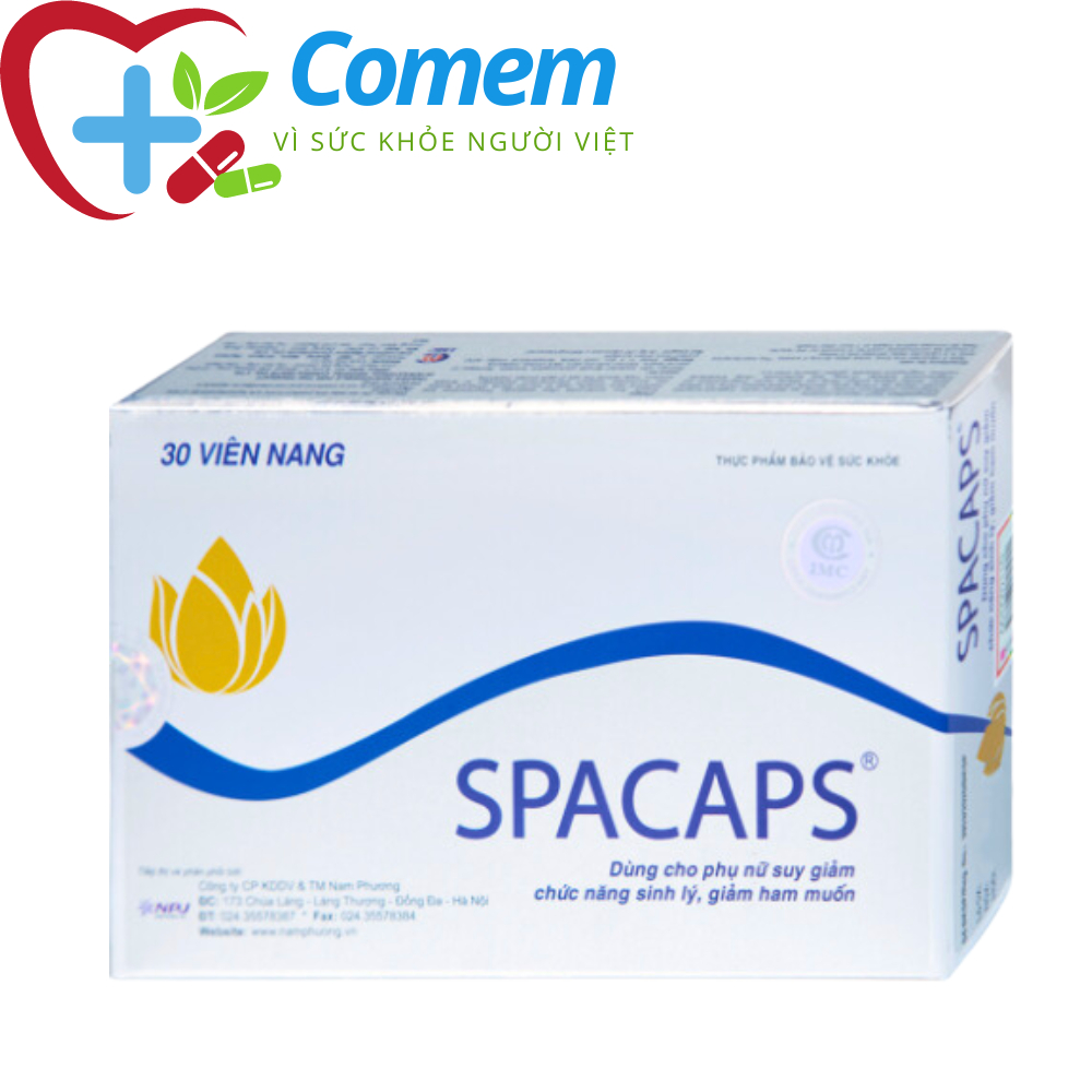 SPACAPS Giúp Hỗ Trợ Tăng Tiết Dịch Nhờn Cho Phụ Nữ