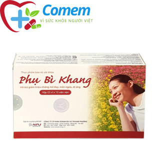 Phụ Bì Khang hộp 30v - Giảm mề đay, dị ứng, mẩn ngứa, tăng cường chức năng gan.