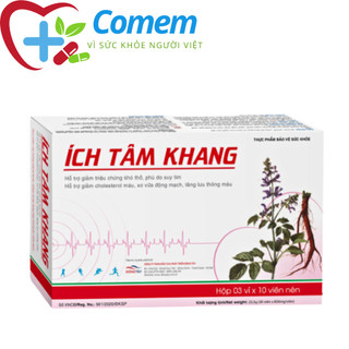 ÍCH TÂM KHANG - Giúp tăng cường sức khỏe tim mạch.
