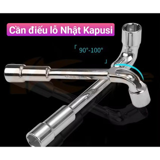 Điếu lỗ kapusi đủ số , điếu lỗ chữ l cao cấp hiệu kapusi đủ size 6-19mm, cần điếu, ống điếu lục giác thép không gỉ
