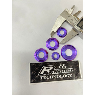 (Titan Gr5) Lông đền Titan, long đền Titanium 6li 8li 10li 12li 14li gắn nhiều vị trí trên xe máy