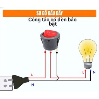 Công tắc bập bênh tròn 21mm KCD1
