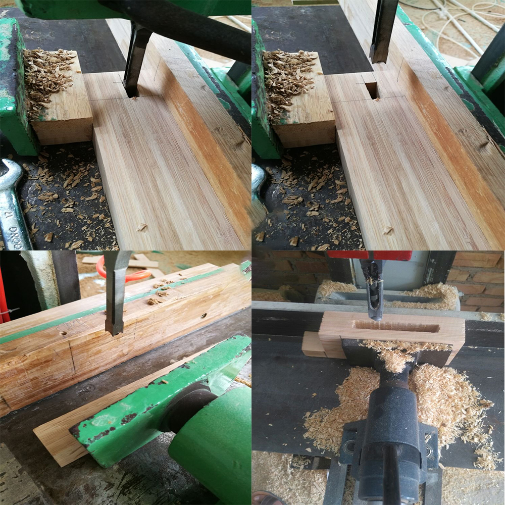 Mũi khoan đục lỗ vuông tạo mộng trên gỗ 6.35 - 12.7mm