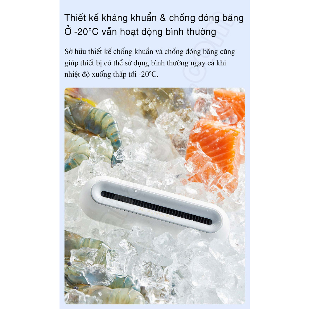 Máy khử mùi tủ lạnh thông minh XM EraClean Max CW-BS01