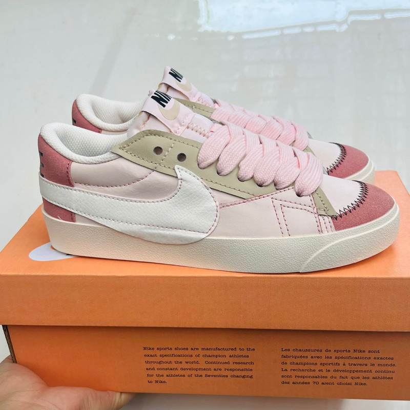 Giày Thể Thao NlKE Blazer Full Hồng Nữ Bản Đẹp Full Bill Box - Sứa Sneaker