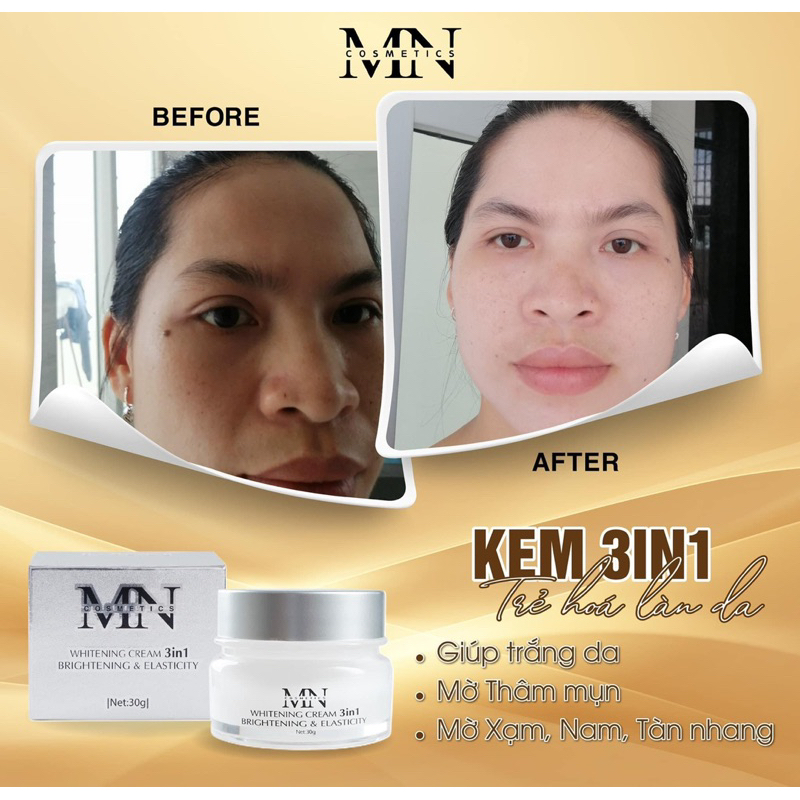 Kem 3in1 mỹ nam 15g