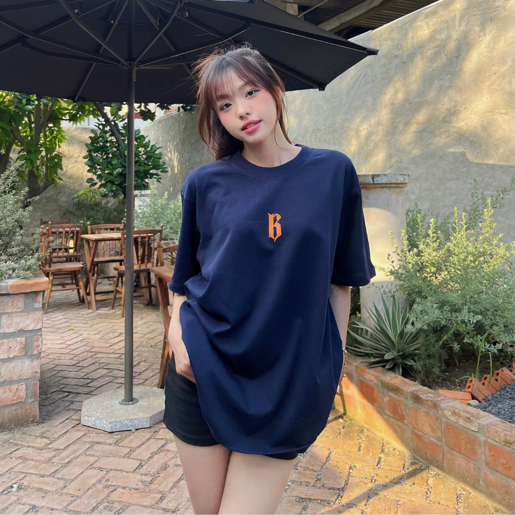 Áo thun basic Boiz Club logo chữ B thun nam nữ unisex cotton 100%