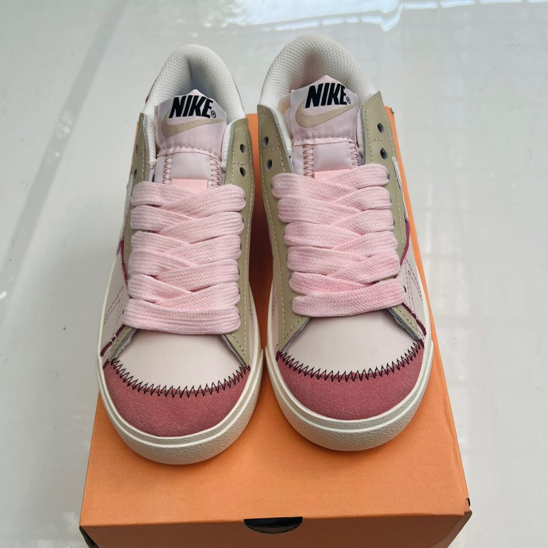 Giày Thể Thao NlKE Blazer Full Hồng Nữ Bản Đẹp Full Bill Box - Sứa Sneaker