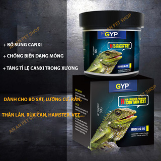Bột gyp bổ sung canxi có d3 cho bò sát, lưỡng cư, rùa cạn, rắn, thằn lằn, ếch, hamster, vẹt,...