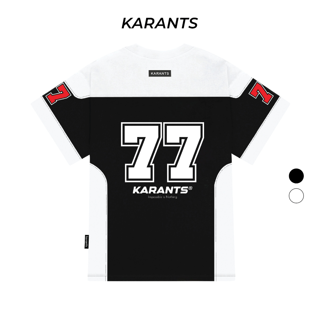 [Mã FATREND2810 giảm đến 30k tối đa 99k] Áo Thun Phối Bóng Rổ Karants Local Brand Streetwear Form Oversize - KR58