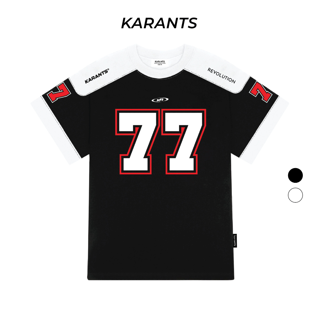 [Mã FATREND2810 giảm đến 30k tối đa 99k] Áo Thun Phối Bóng Rổ Karants Local Brand Streetwear Form Oversize - KR58