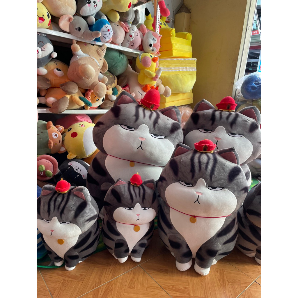 Gấu Bông Mèo Than Tài