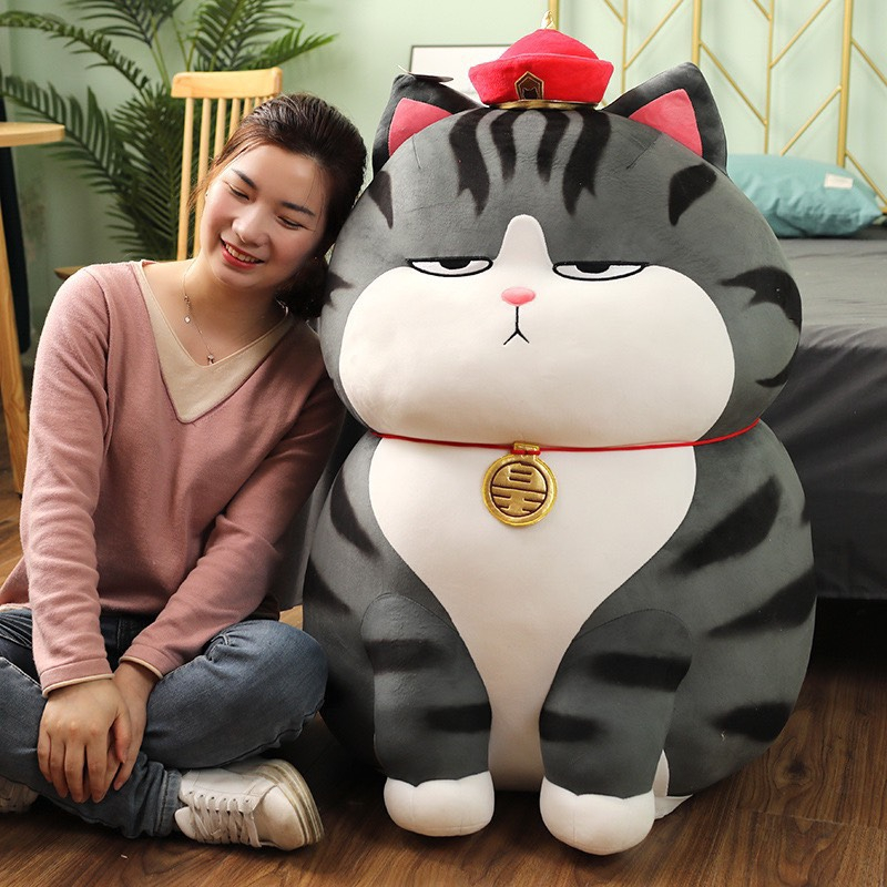 Gấu Bông Mèo Than Tài