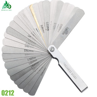 Bộ thước đo khe hở thước lá inox đo khe hở 32 lá 0.02-1mm