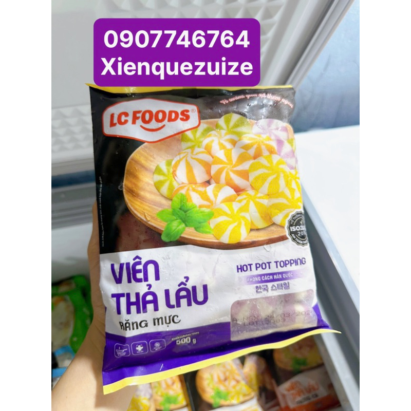 Viên thả lẩu Lacusina gói 500gr [Hoả tốc HCM]
