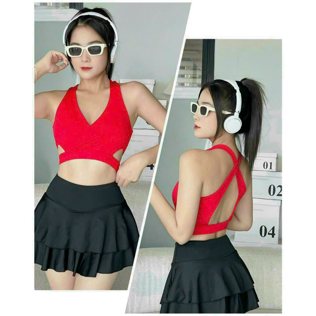 Ao Bra Khoét Eo Chất Thun Cực Xinh