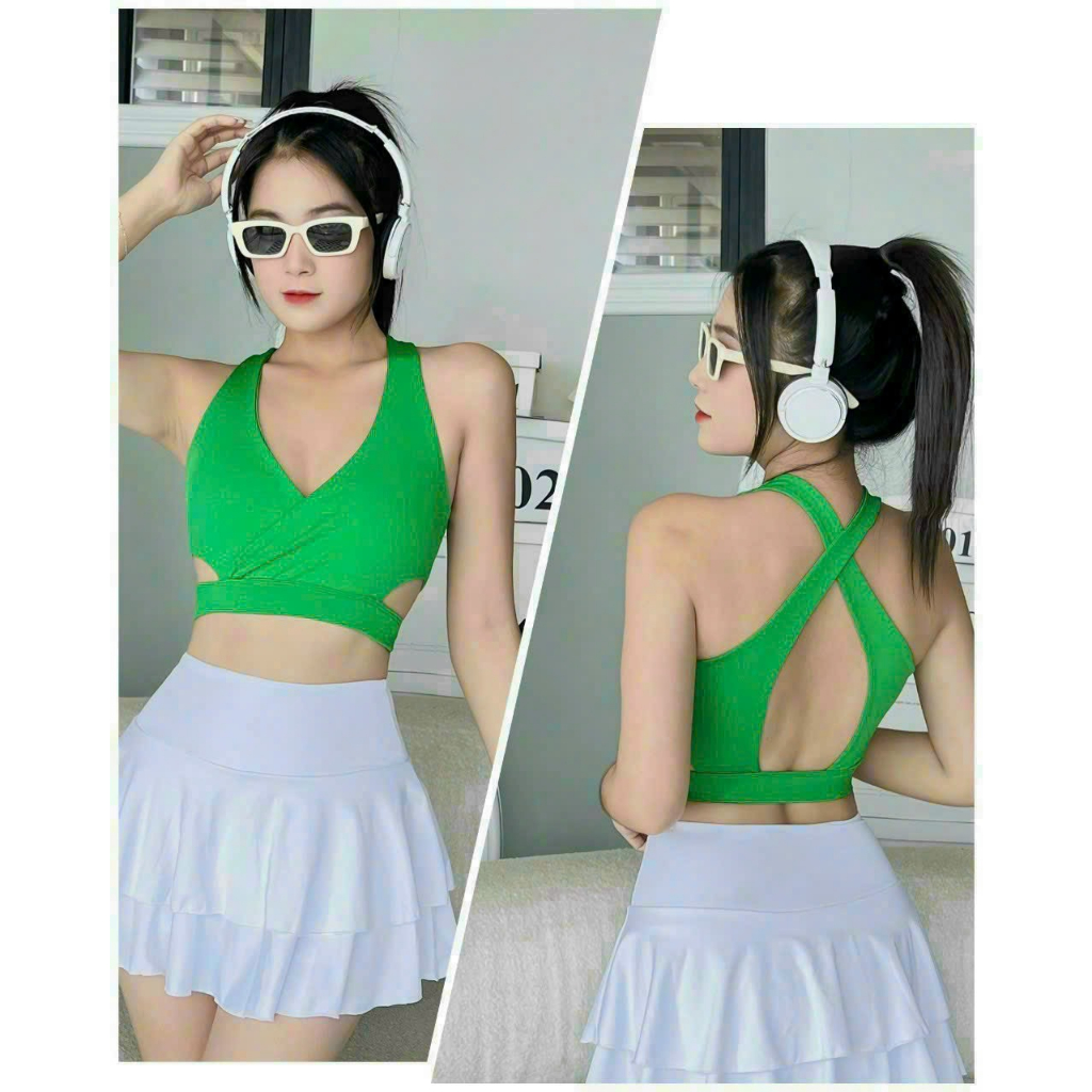 Ao Bra Khoét Eo Chất Thun Cực Xinh