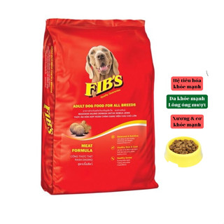 Thức ăn hạt cho Chó Fib's gói 1.5kg Bổ sung dinh dưỡng hoàn chỉnh cho tất cả các giống chó, Giúp xương khỏe mạnh