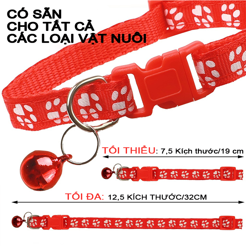 Vòng cổ  thiết kế dễ thương dành cho cún cưng và mèo cưng