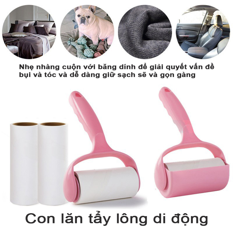 Cây Lăn Bụi Làm Sạch Quần Áo Ga Giường Sofa Lông Chó Mèo