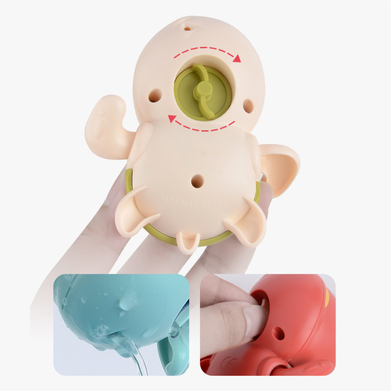 Đồ Chơi Rùa Vặn Cót KAW, Đồ Chơi Nhà Tắm Cho Các Bé