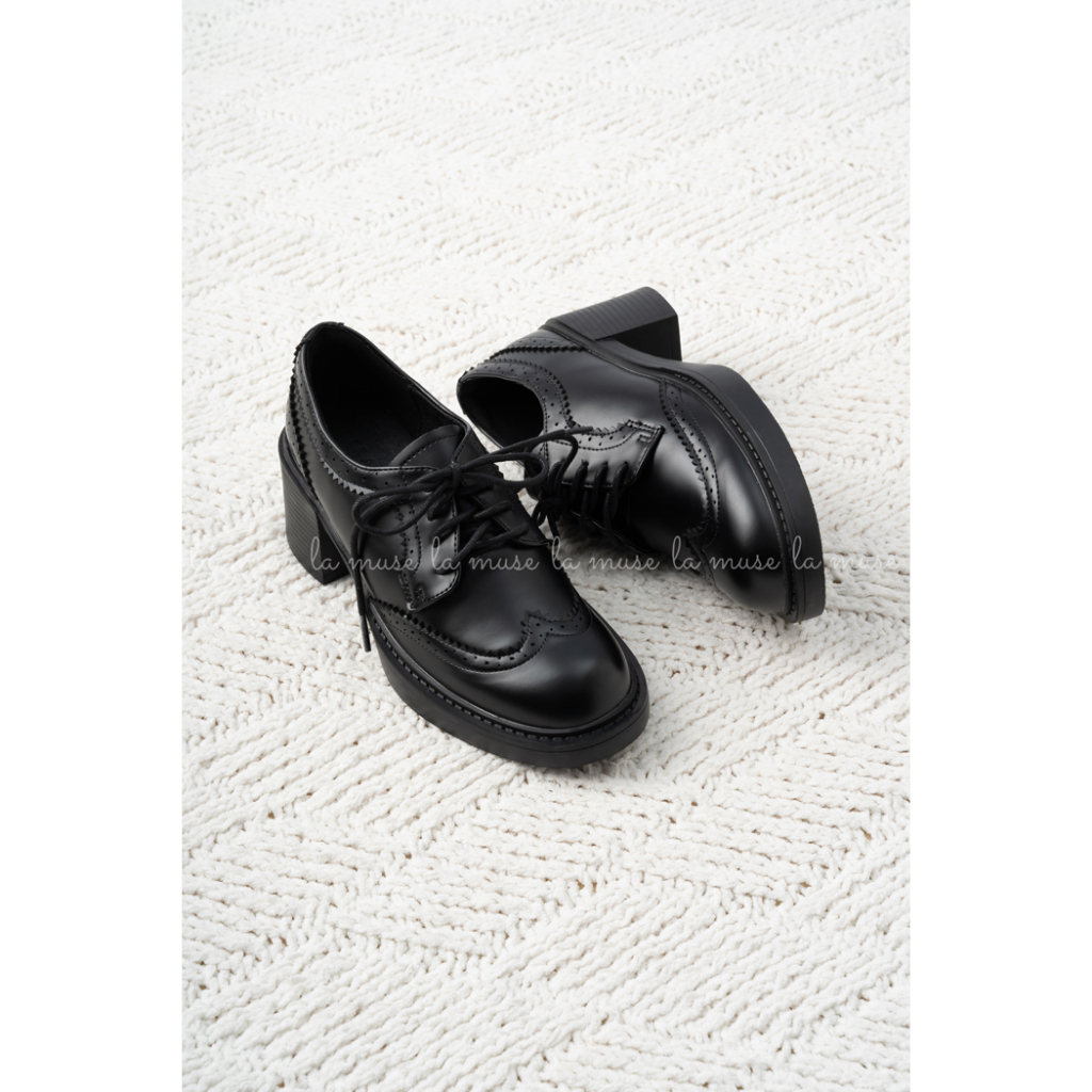 La muse - Giày oxfords cao gót Herin