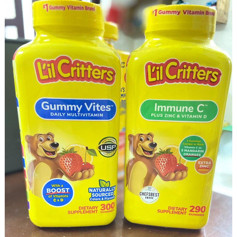Kẹo Dẻo L'il Critters Gummies Vites 300V - USA🇺🇸