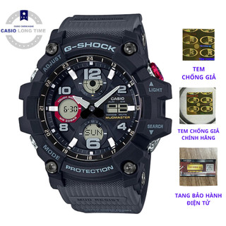 Đồng hồ nam casio g shock mudmaster gsg-100-1a8 pin năng lượng mặt trời - chính hãng , chống nước , chống sốc ,