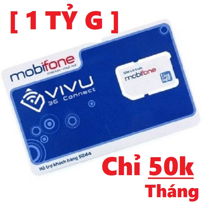 Sim 4G Mobifone Local A50 Ưu Đãi Ngập Tràn Free Data Vào Mạng Nghe Gọi Thả Ga Phí Duy Trì Cực Rẻ