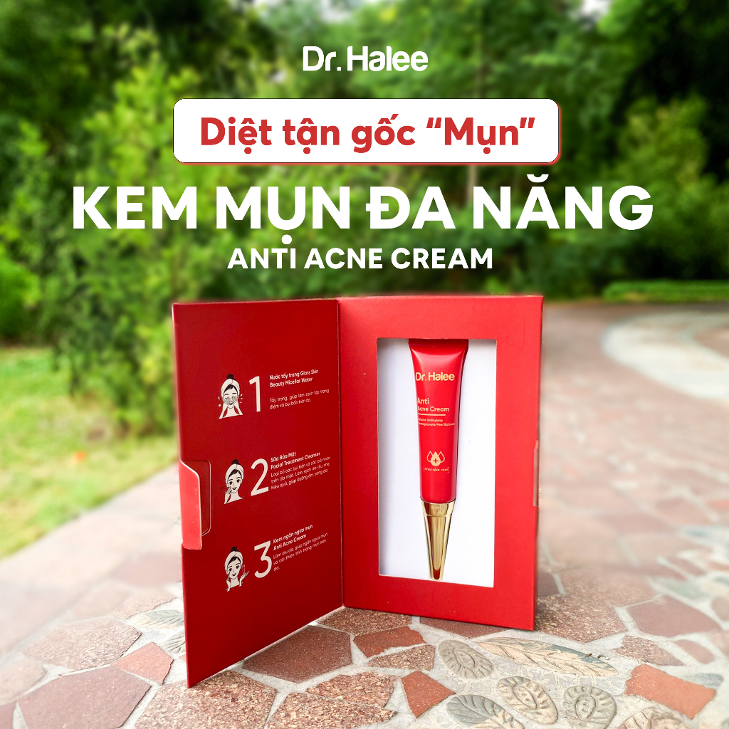 Kem Mụn Anti Acne Cream Dr.Halee 15ml