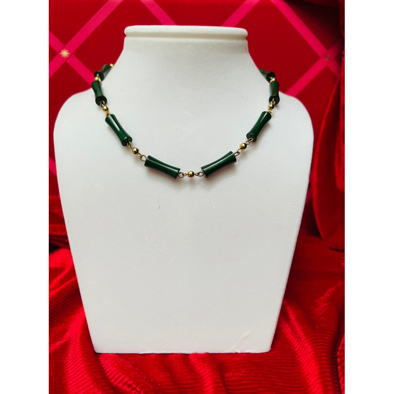 Thanh lý dây chuyền ngắn hạt nhựa