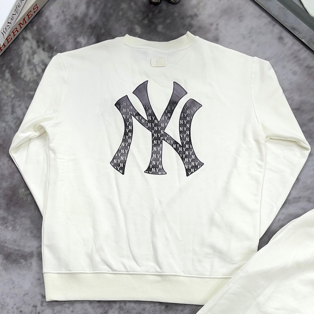 Áo Sweater MLB Monogram Gradation in hình nam nữ cao cấp Áo nỉ MLB nam nữ thêu logo nam nữ mới nhất