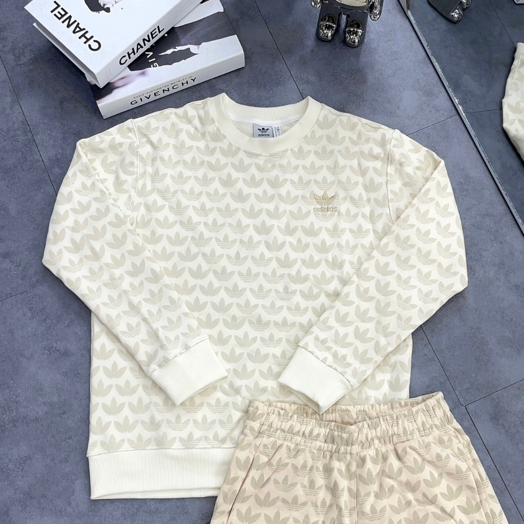 Áo sweater thêu logo nam nữ cao cấp Áo nỉ thu đông in hoạ tiết hot trend mới nhất