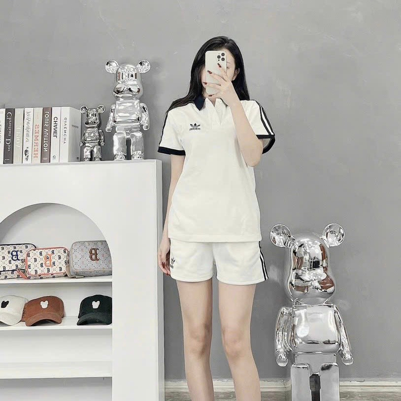 Áo polo phối viền kẻ thêu logo cao cấp Áo polo phối viền nam nữ mới nhất | BigBuy360 - bigbuy360.vn