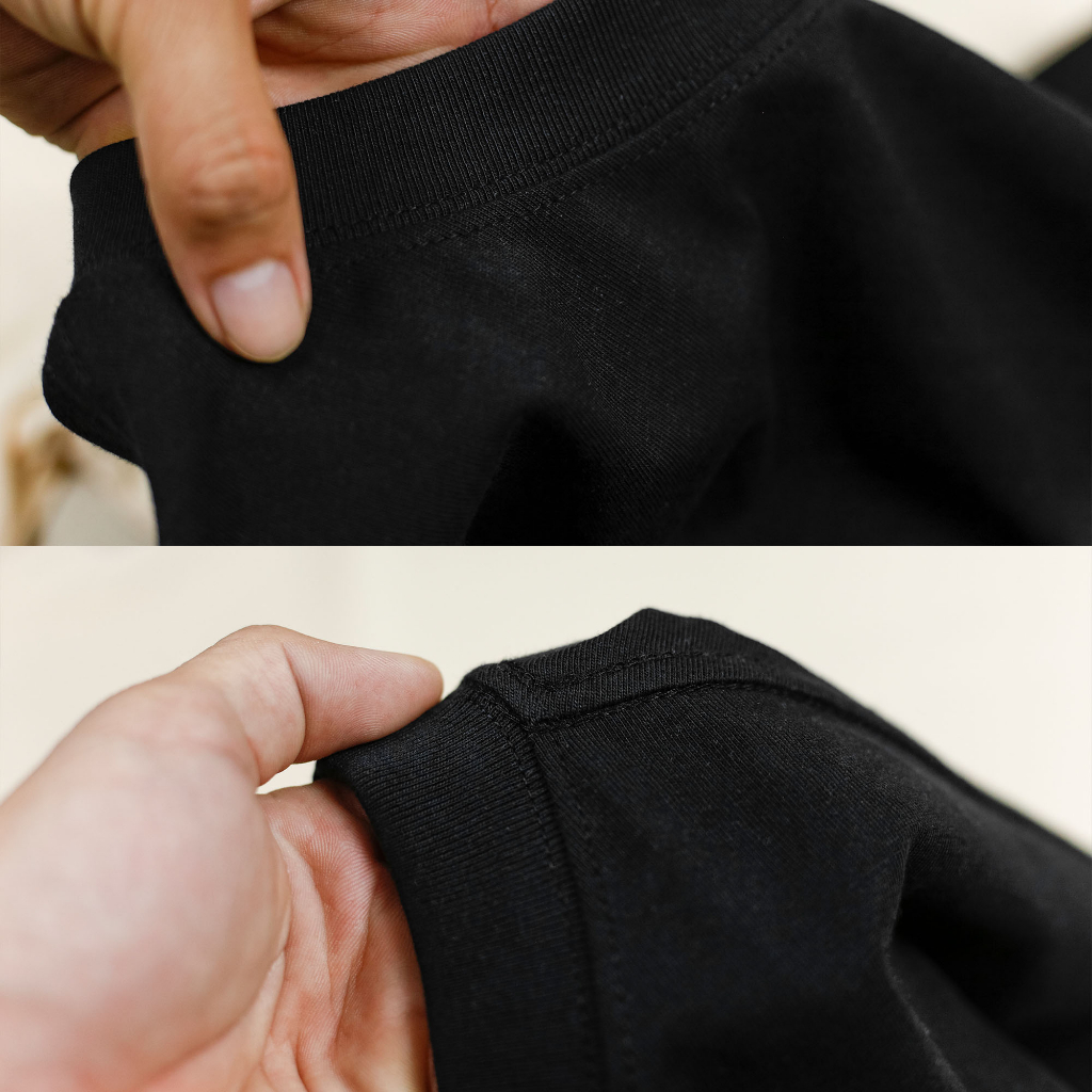 Áo Thun Oversize Tay Lỡ Alva Mẫu Trơn Màu Trắng Cotton 100% 240GSM Bo Cổ Dày Đường Chỉ Chắc Chắn