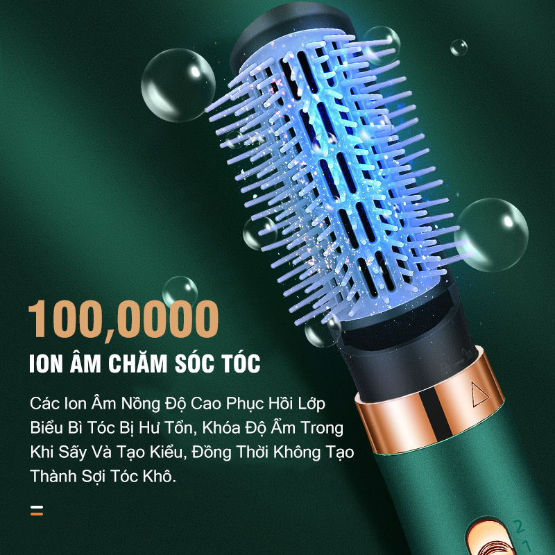 Máy Sấy Tóc Tạo Kiểu Đa Năng 3 Trong 1 Lược Uốn Tóc Chải Thẳng Lược Tạo Kiểu Tóc Tặng 3 Đầu Lược Duỗi Thẳng, Uốn Xoăn, T