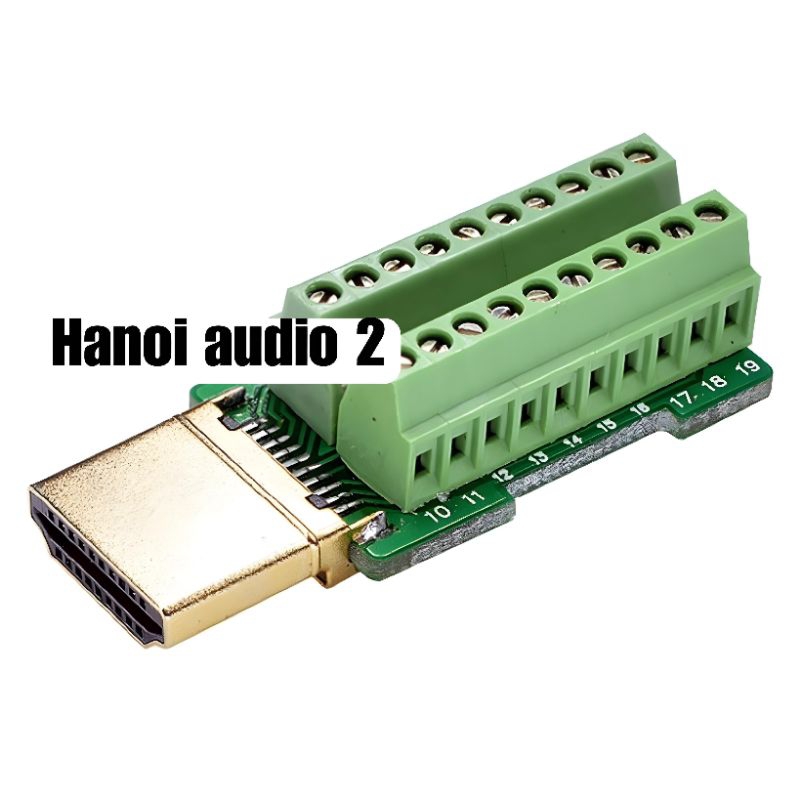 Jack HDMI 19P bắt vít /hàn gồm cả ốp
