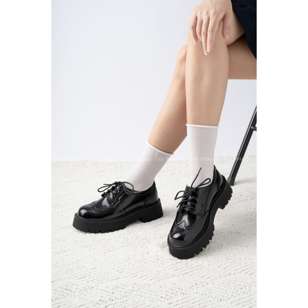 La muse - Giày nữ oxfords cao gót Timoz