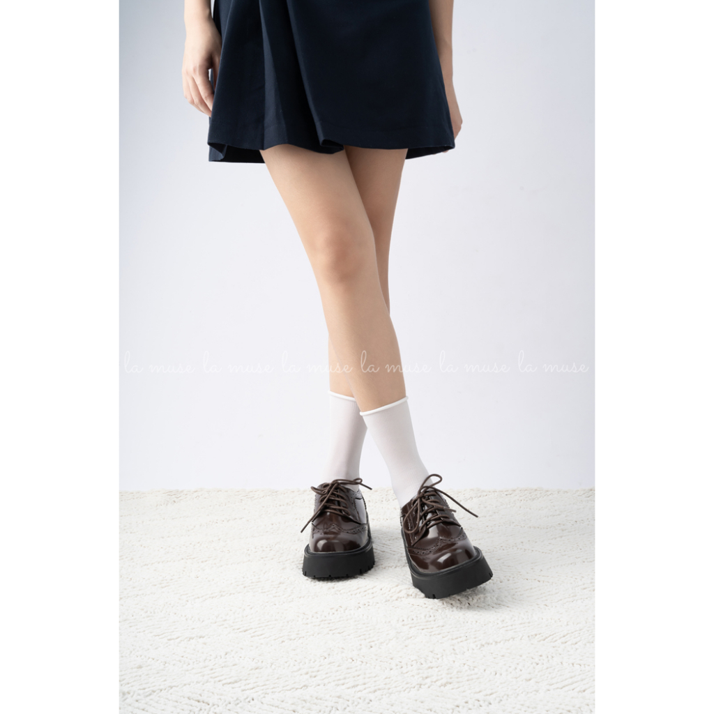 La muse - Giày nữ oxfords cao gót Timoz