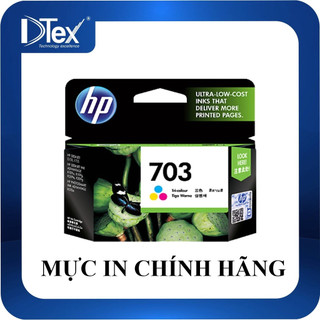 MỰC IN PHUN HP 703 MÀU (CD888AA) - HÀNG CHÍNH HÃNG
