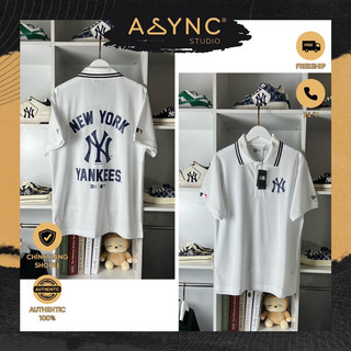 (Auth) Áo Polo New Era New York Yankees Màu Trắng - 13516807