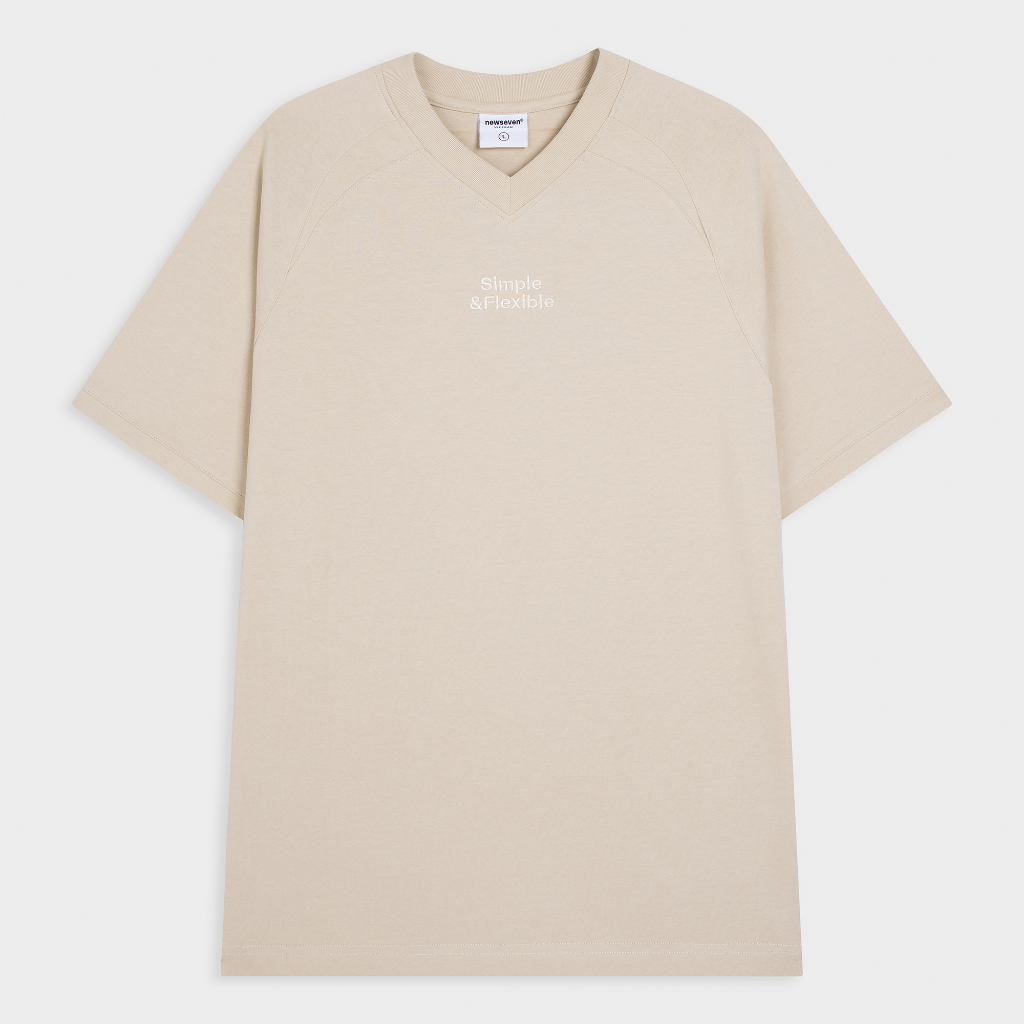 Áo Thun NEWSEVEN Heart - Neck Basic T-Shirt AT.247